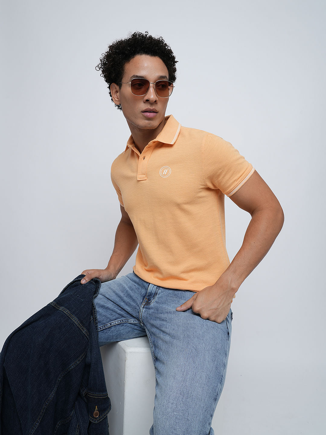PRODUKT by JACK&JONES Orange Cotton Polo