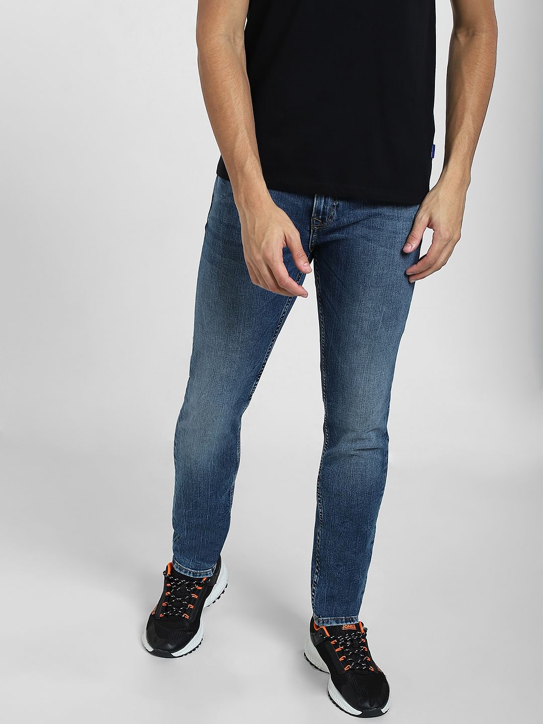 Blue Low Rise Ben Skinny Jeans