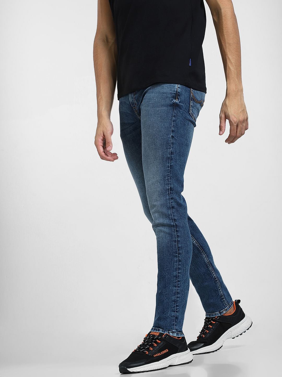 Blue Low Rise Ben Skinny Jeans