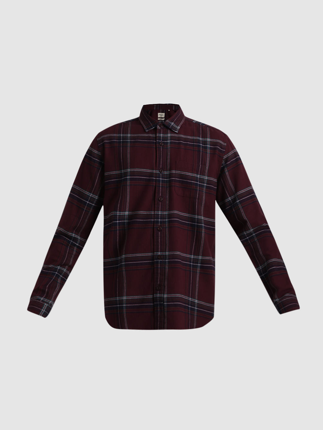 Red Check Cotton Shirt