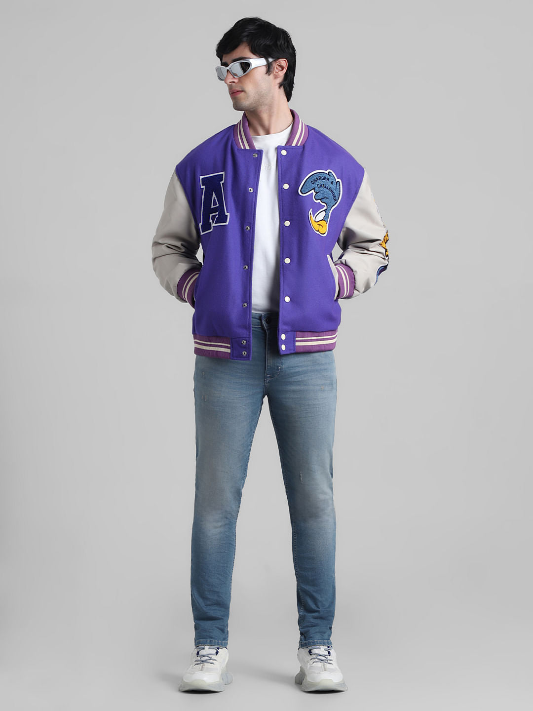 Blue Low Rise Washed Ben Skinny Jeans