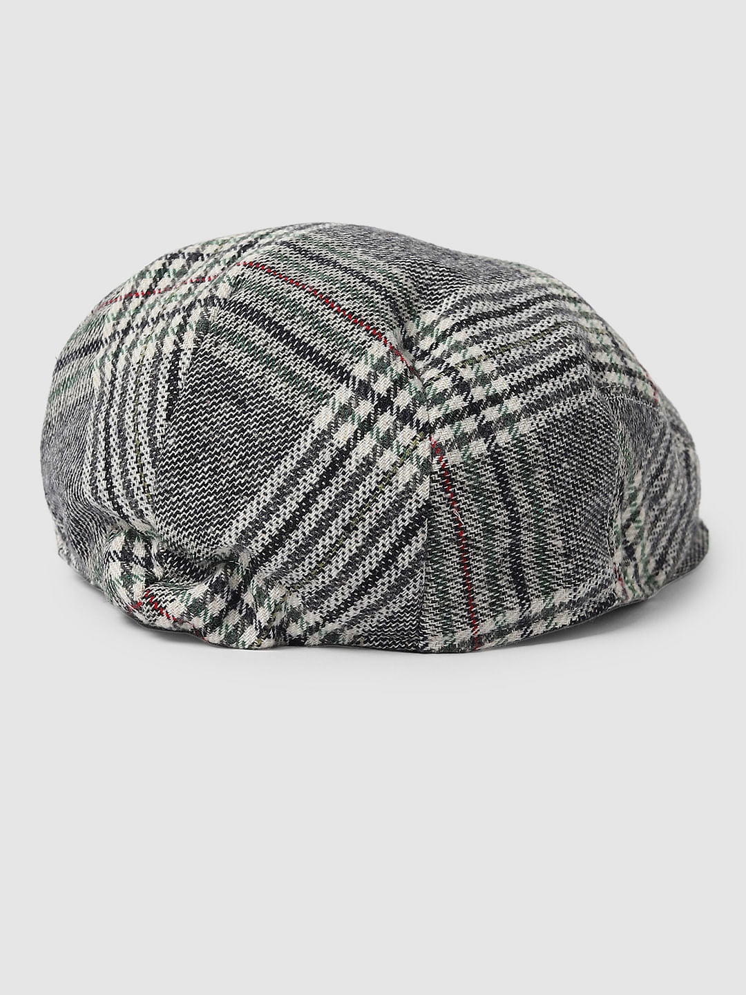 Grey Check Cap
