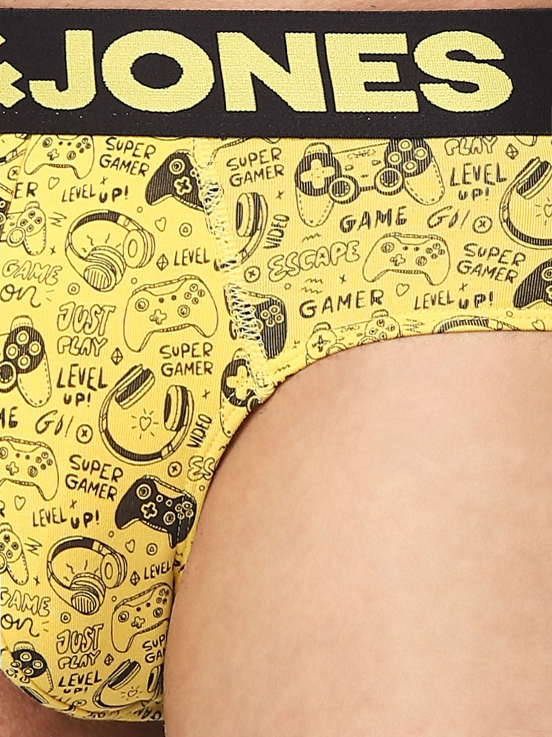 Yellow Graphic Briefs