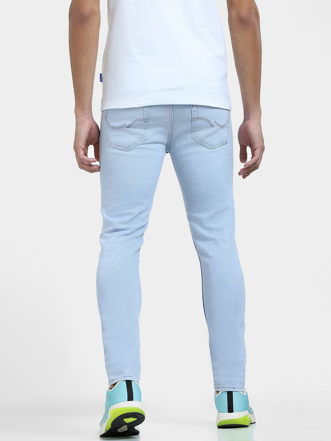 Light Blue Low Rise Liam Skinny Jeans