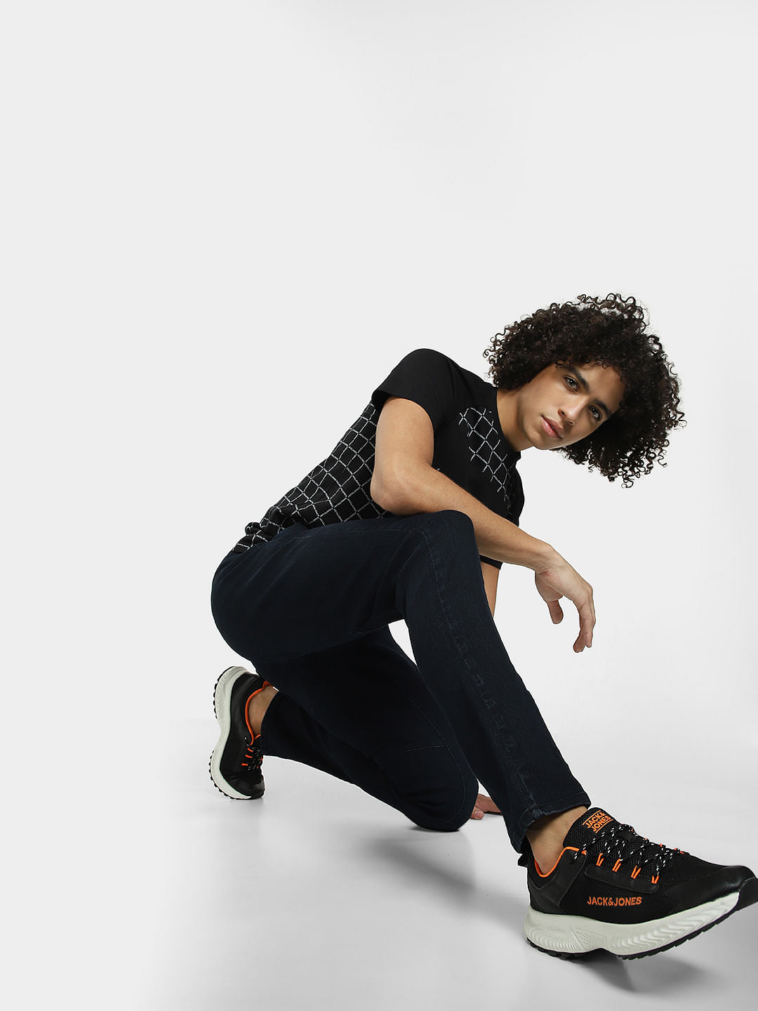 Dark Blue Low Rise Simon Anti Fit Jeans