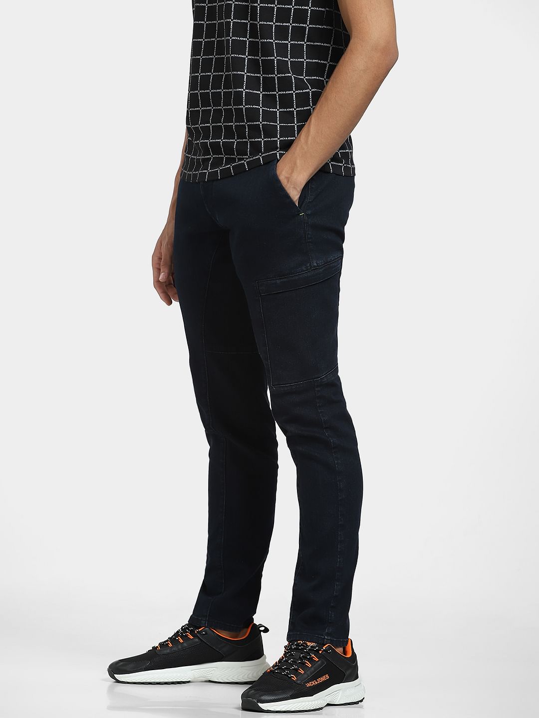 Dark Blue Low Rise Simon Anti Fit Jeans