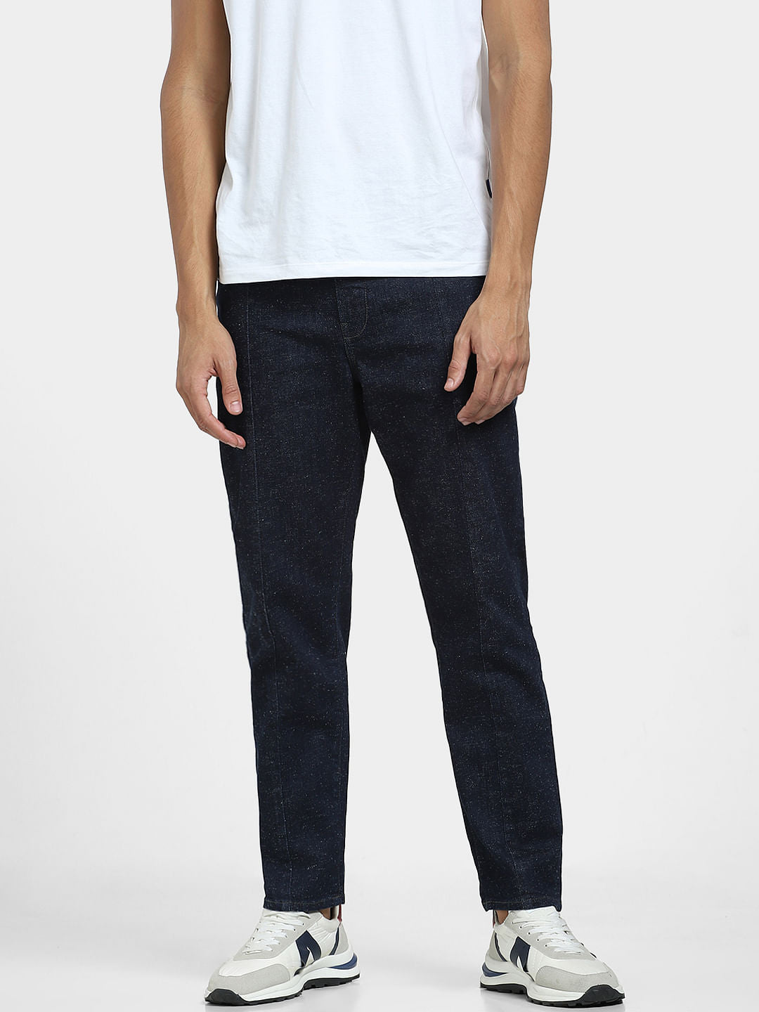 Dark Blue Low Rise Ace Anti Fit Jeans