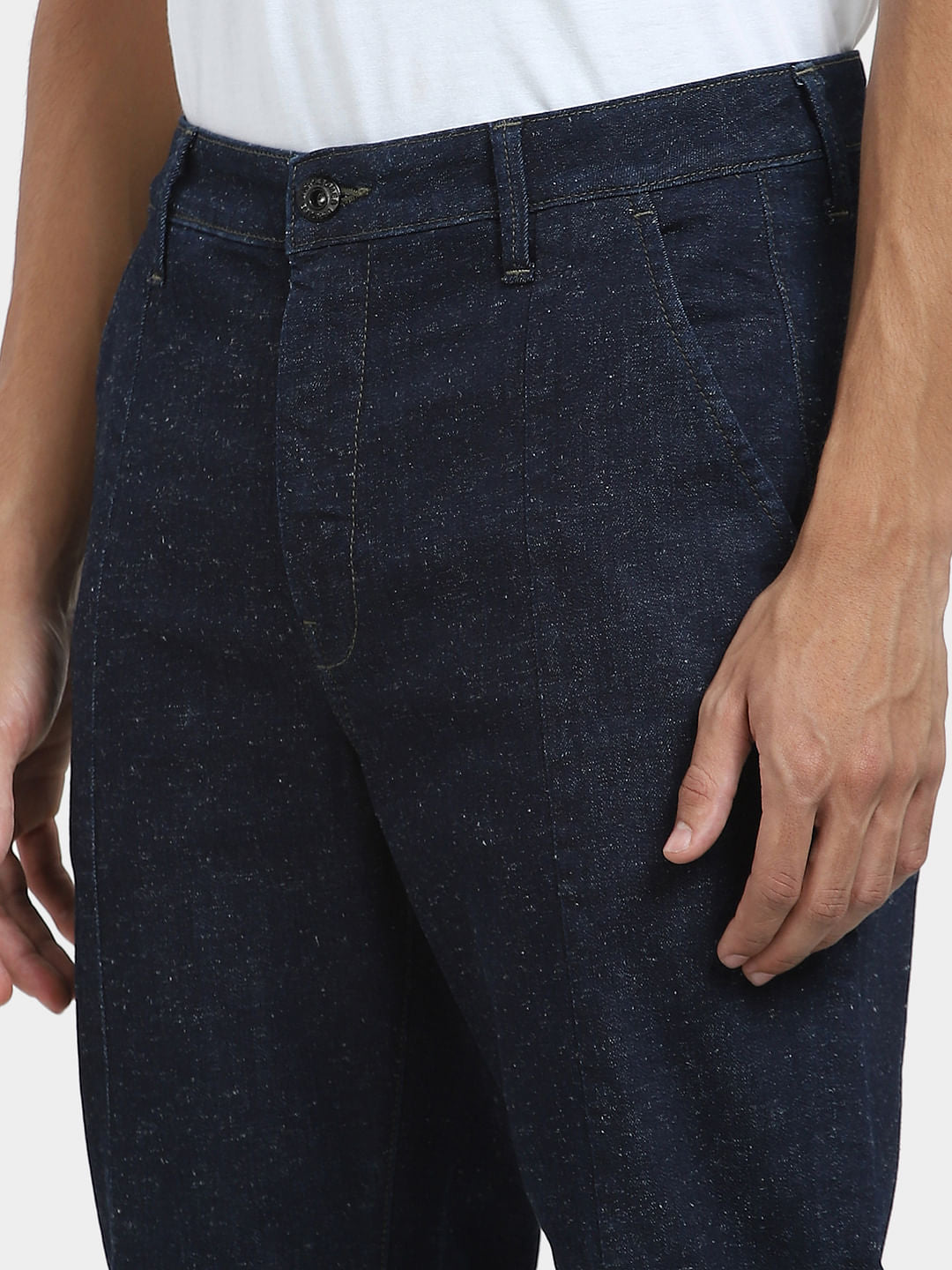 Dark Blue Low Rise Ace Anti Fit Jeans