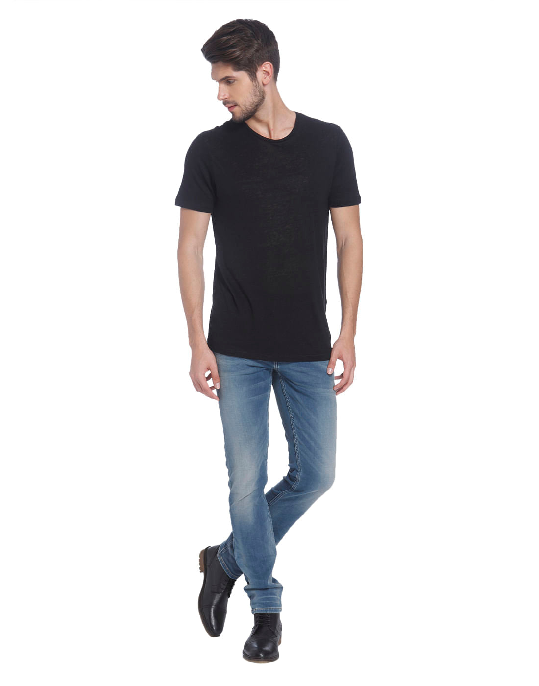 Solid Linen T-Shirt