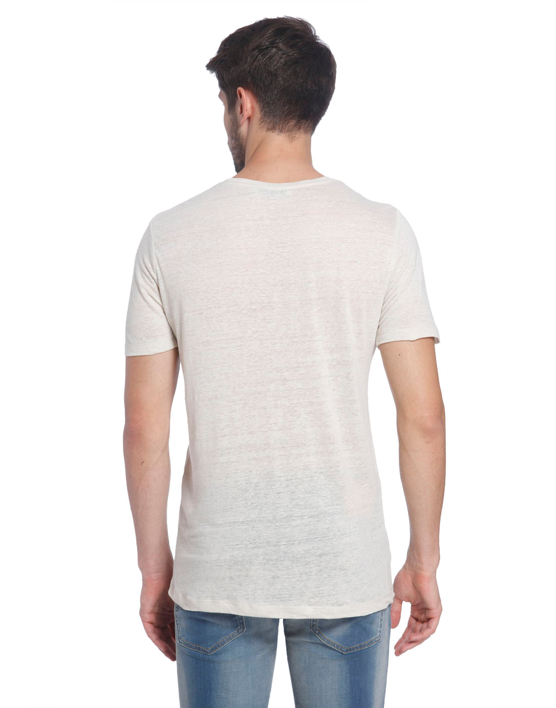 Solid Linen T-Shirt