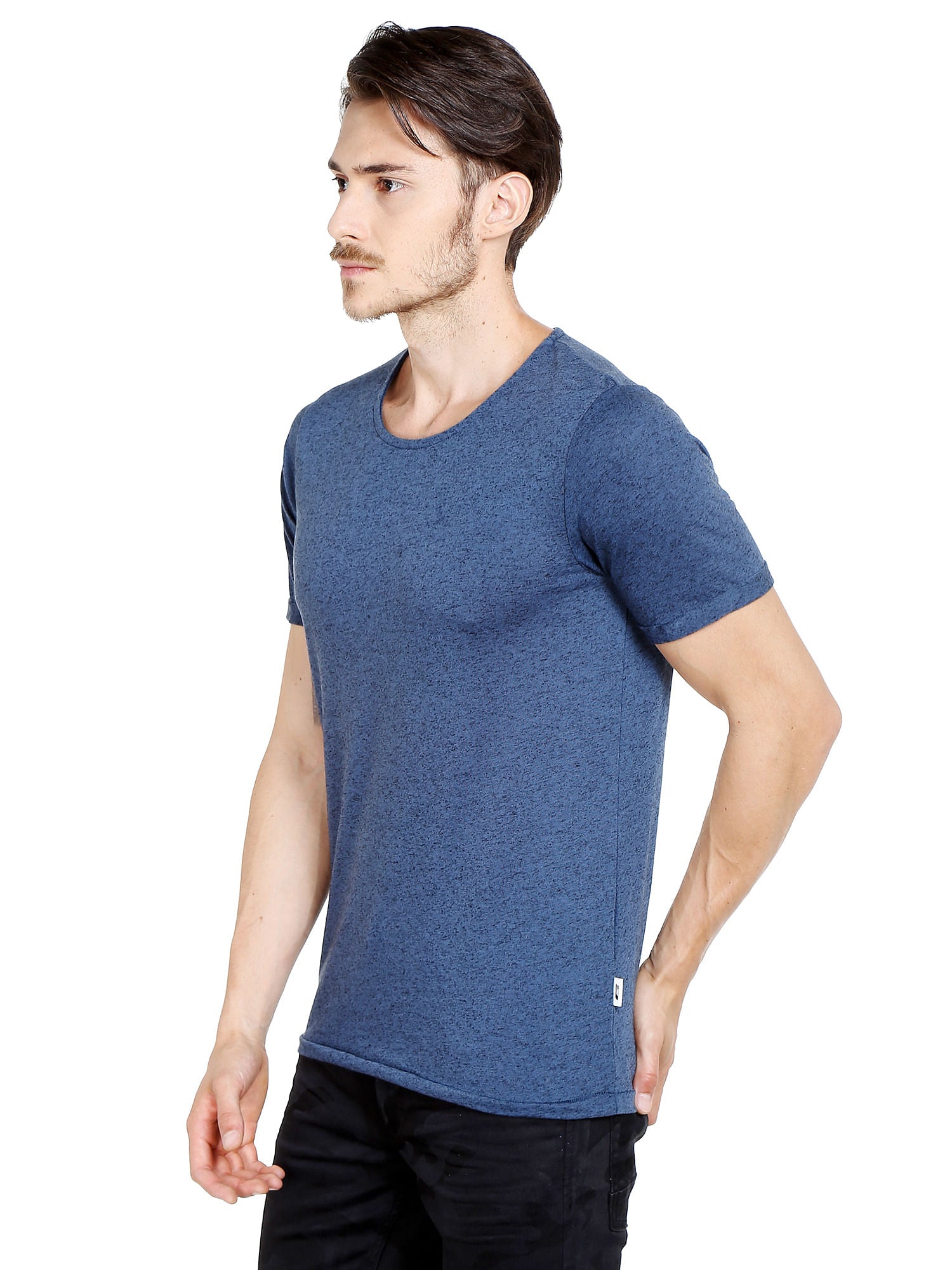 Blue Crew Neck T-Shirt