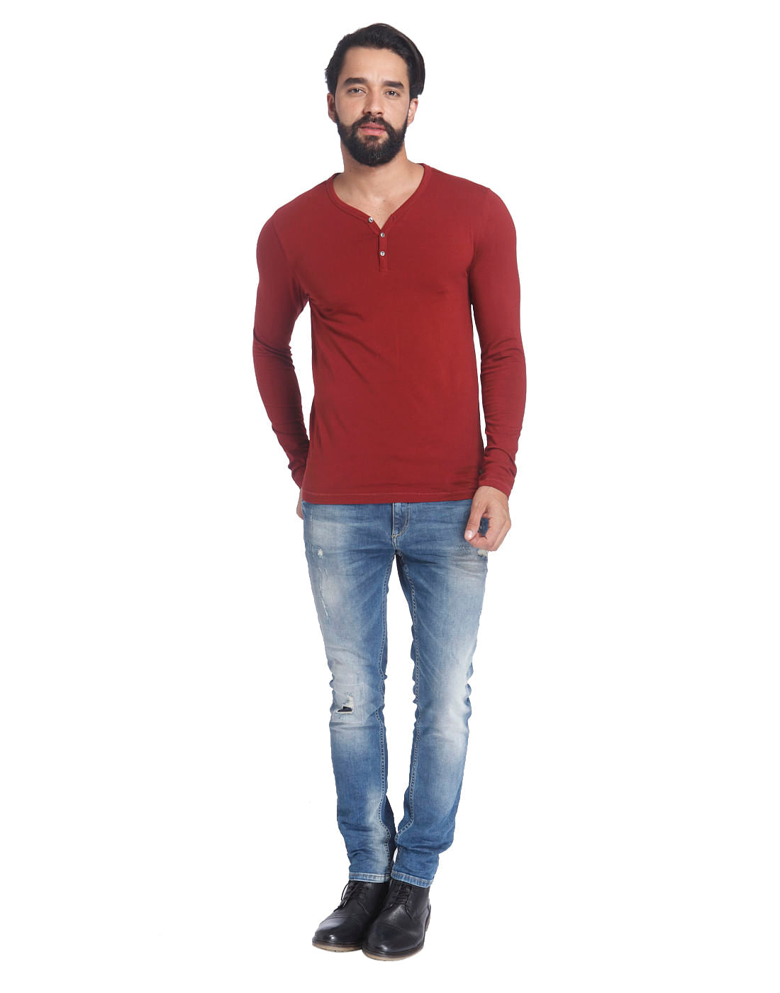 Solid Casual T-Shirt