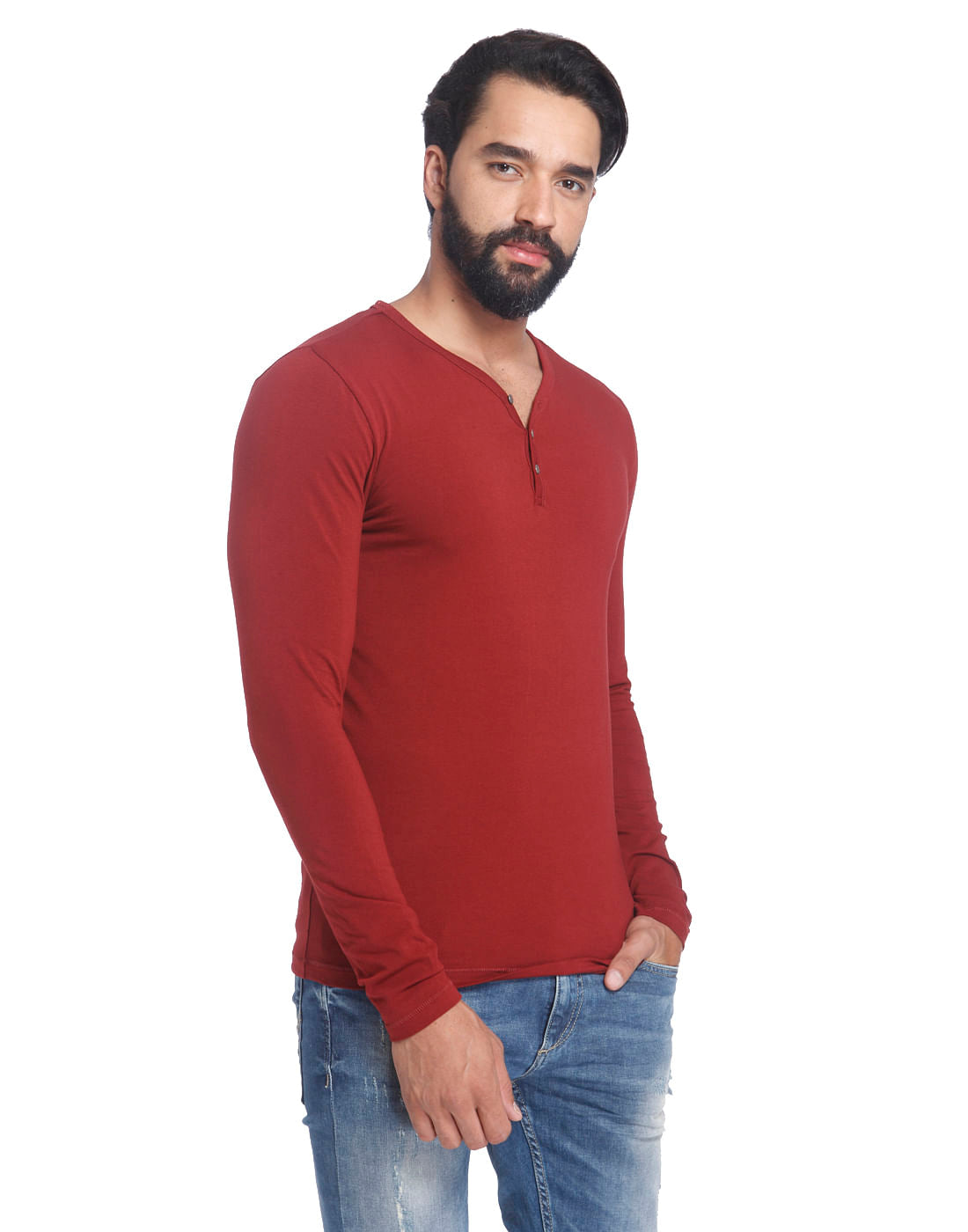 Solid Casual T-Shirt