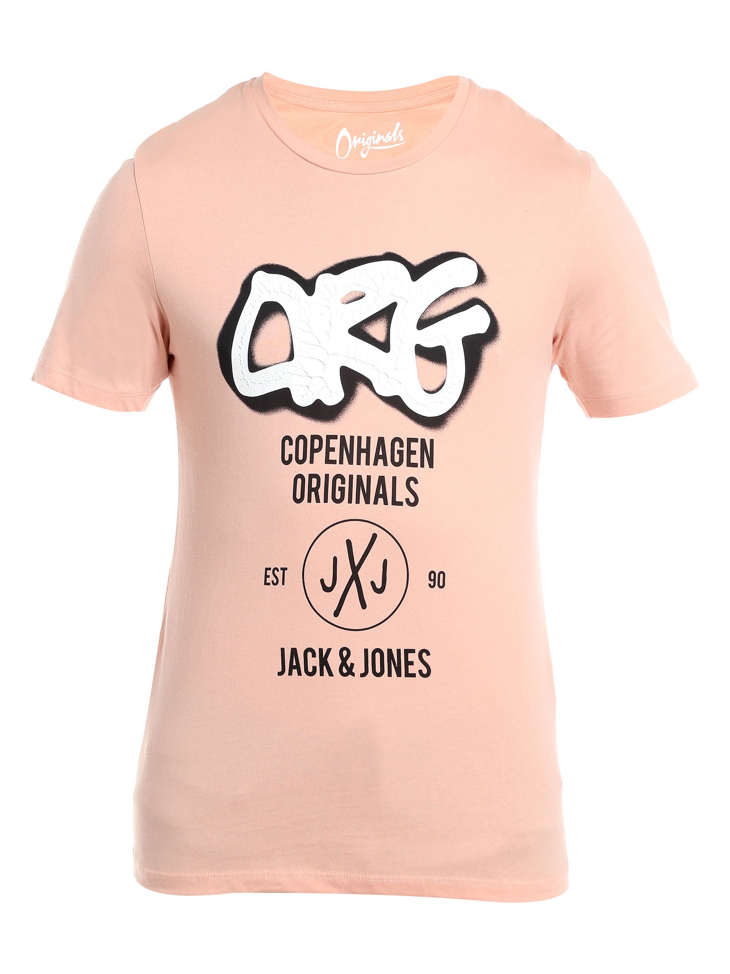 Pink Graphic Print Crew Neck Tee