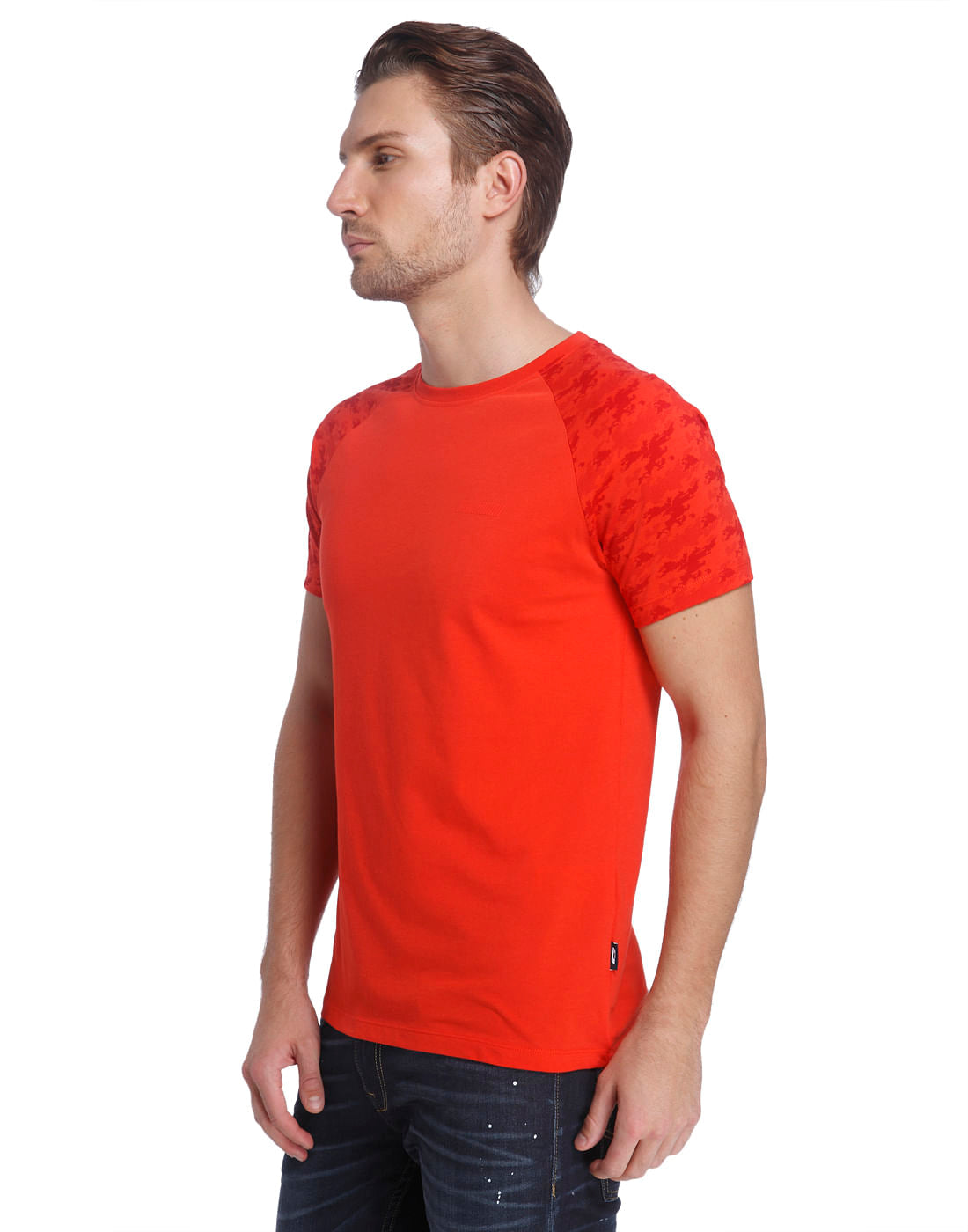 Red Crew Neck T-Shirt
