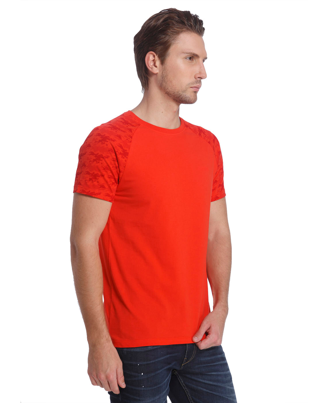 Red Crew Neck T-Shirt
