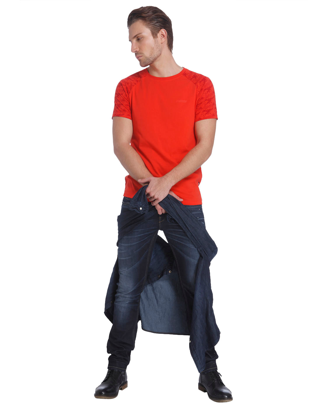 Red Crew Neck T-Shirt