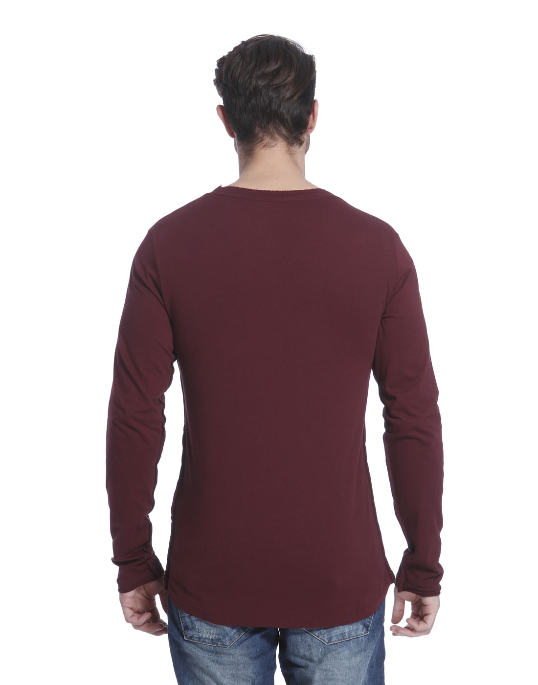 Red Graphic Print Crew Neck T-Shirt
