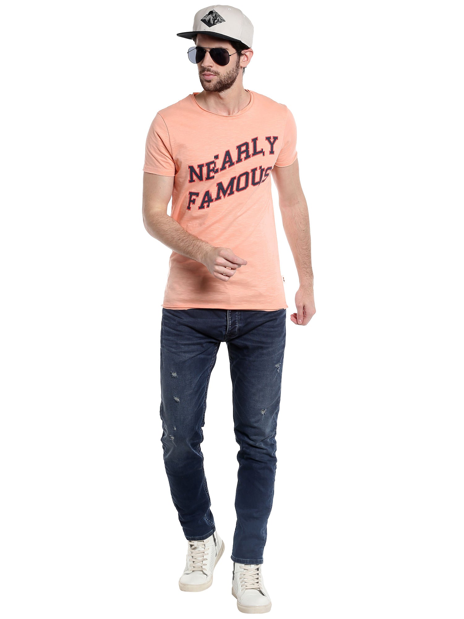 Pink Slogan Print T-Shirt