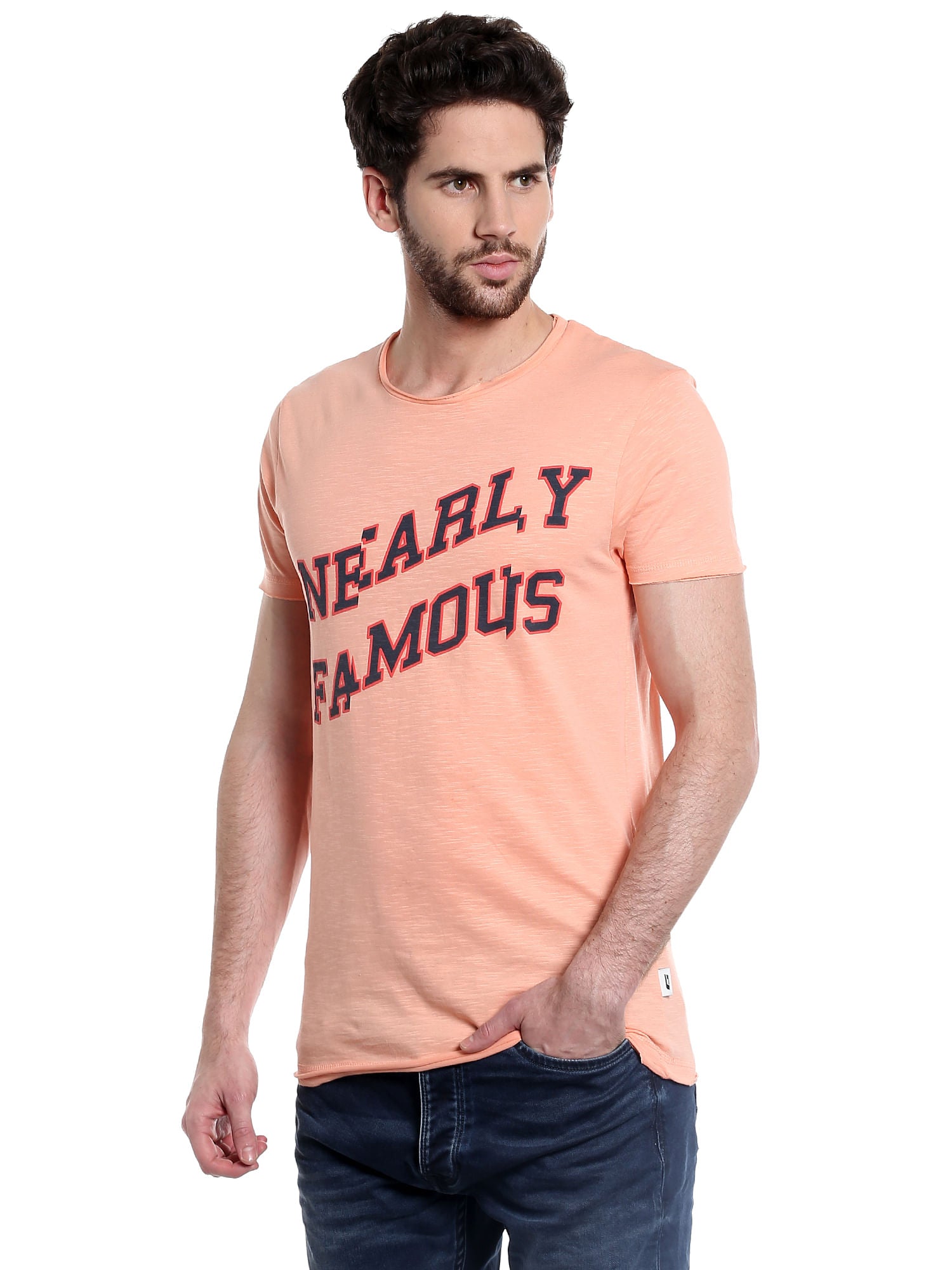 Pink Slogan Print T-Shirt