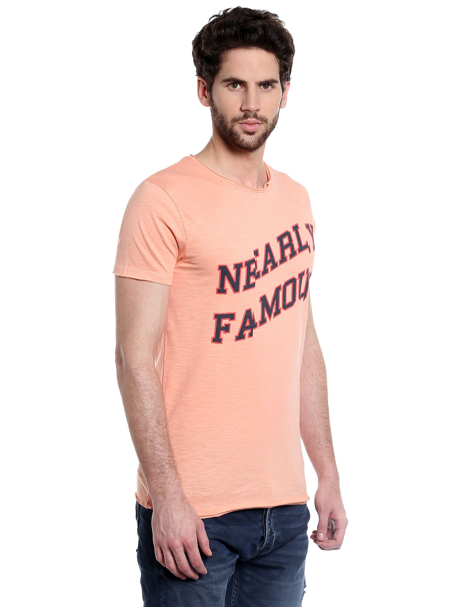 Pink Slogan Print T-Shirt