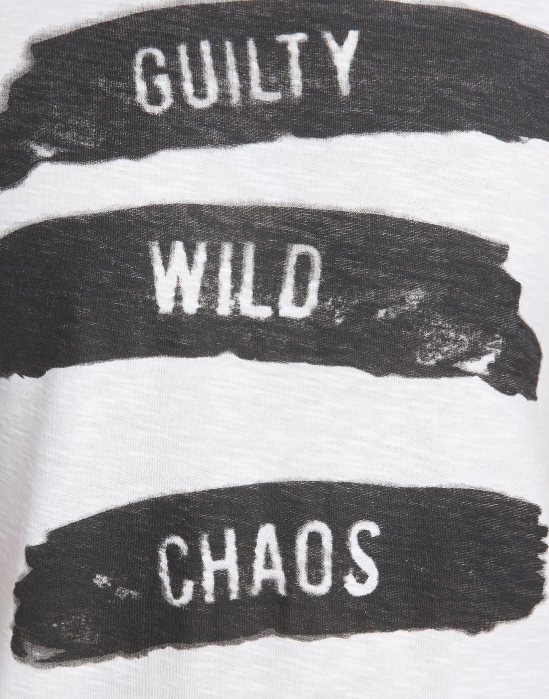 White Crew Neck Slogan T-Shirt