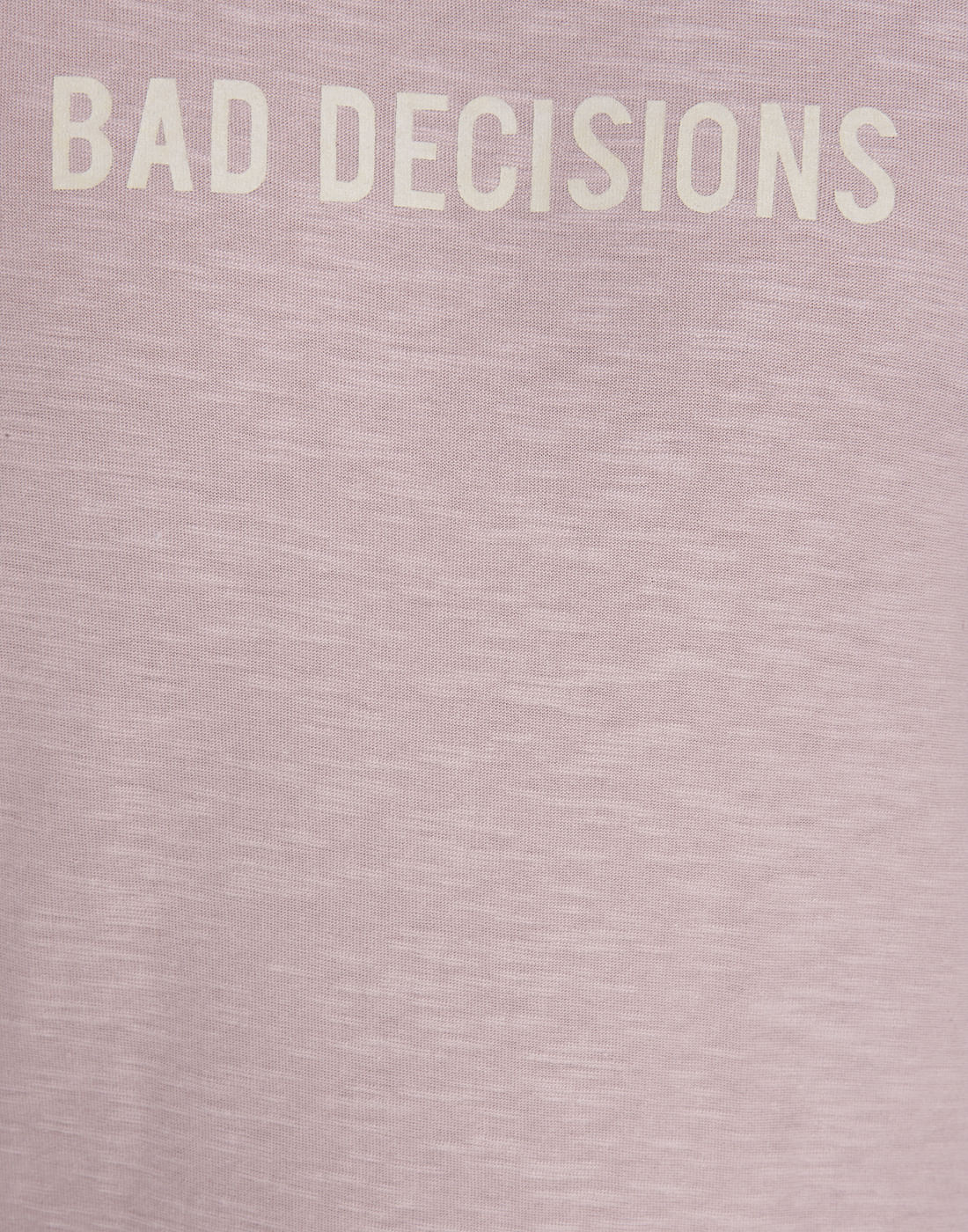 Purple Crew Neck Slogan T-Shirt