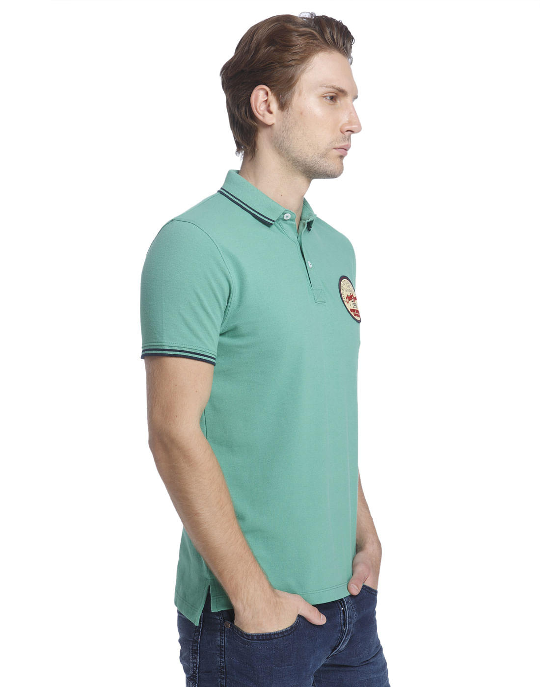 Turquoise Polo T-Shirt