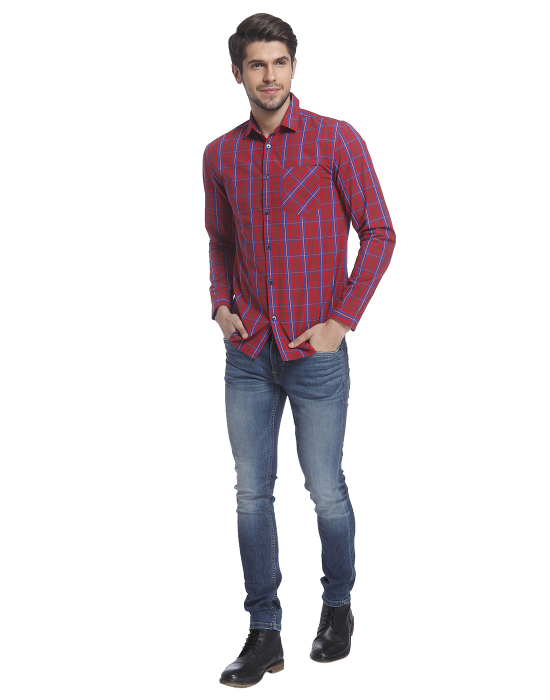 Chequered Casual Shirt