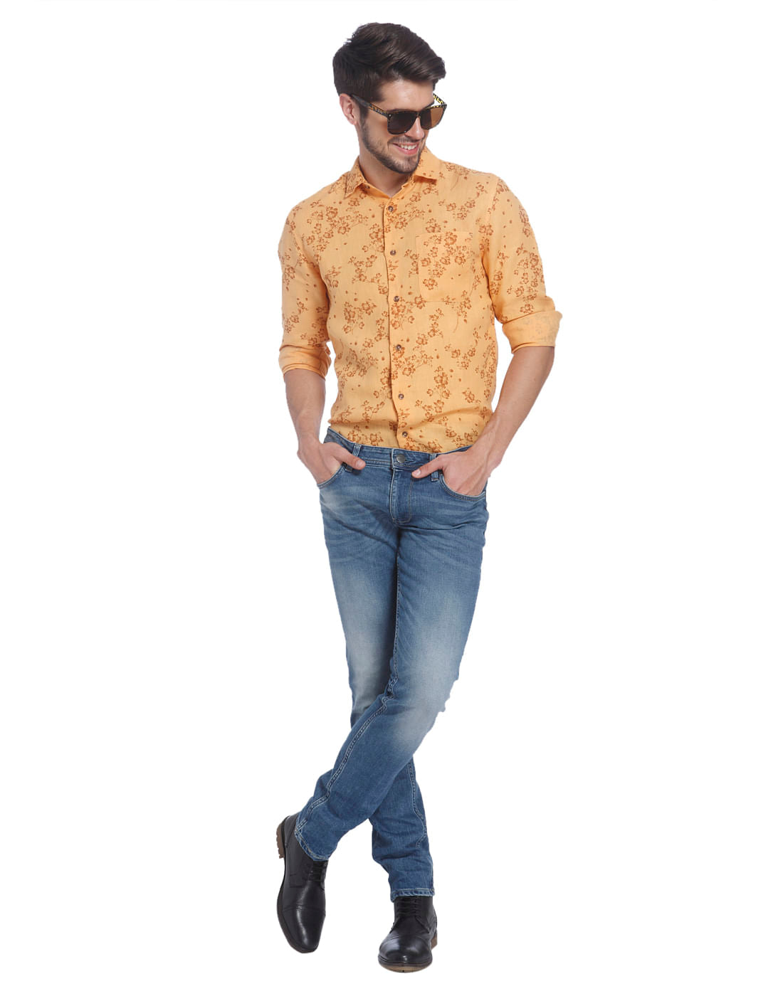 Printed Casual Linen Shirt