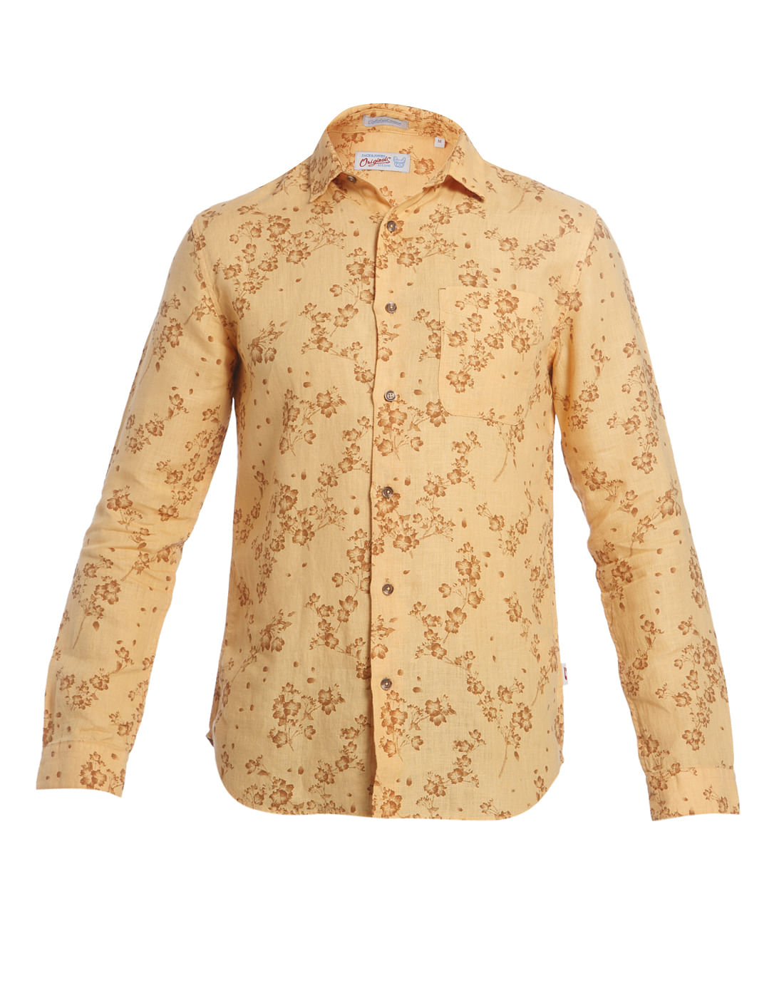Printed Casual Linen Shirt