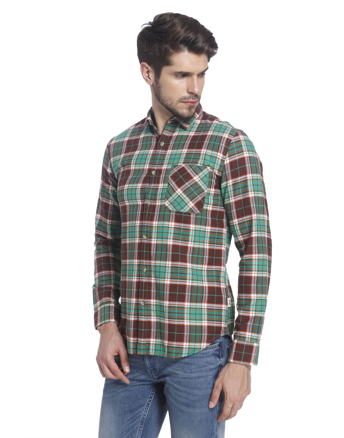 Check Mid Casual Shirt