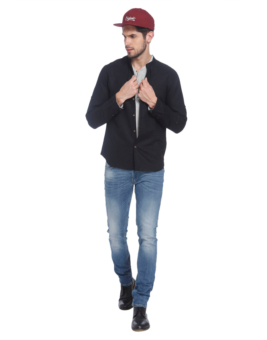 Solid Casual Linen Shirt