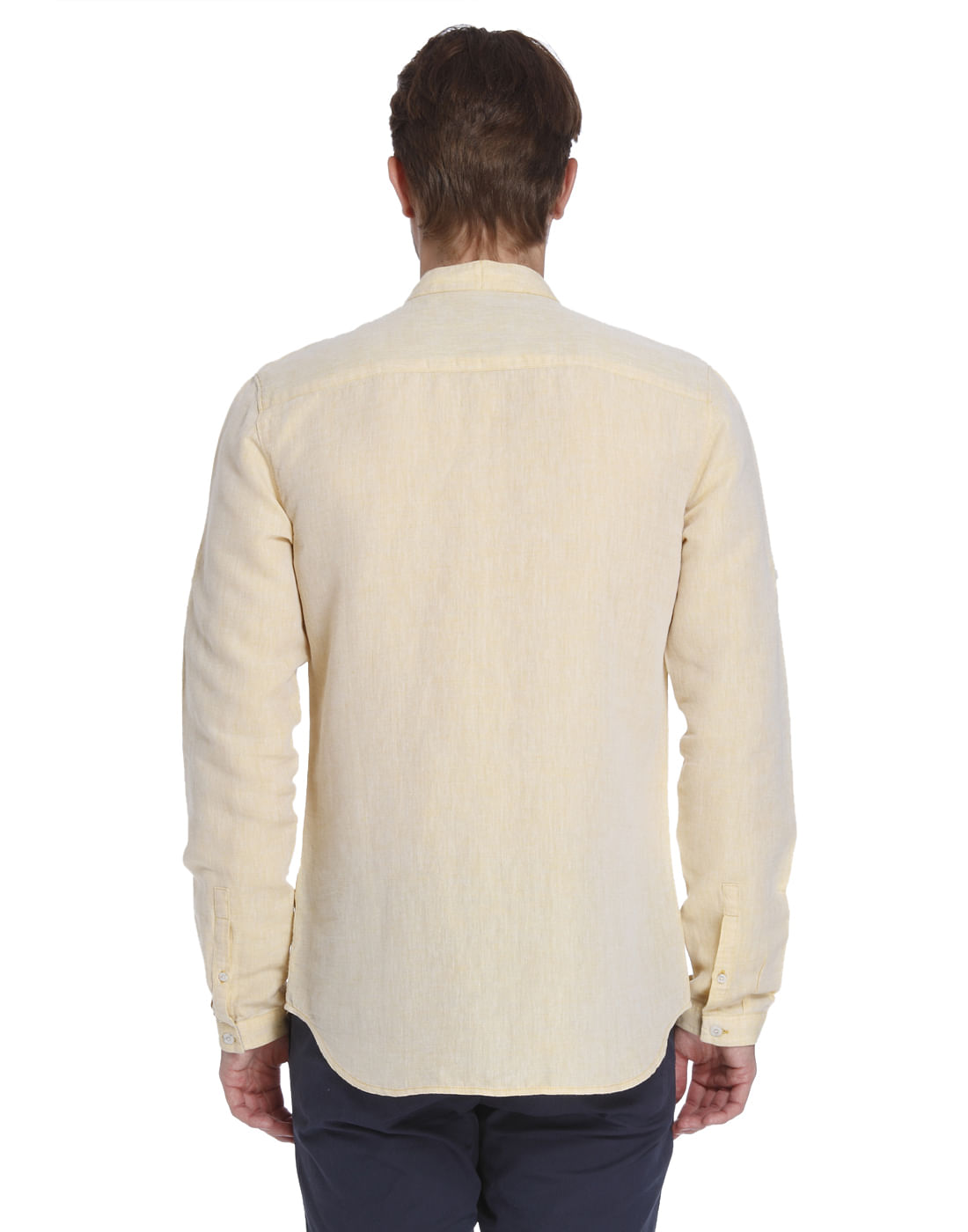 Casual Solid Linen Shirt