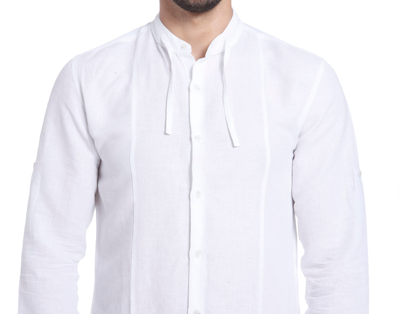 Solid Casual Linen Shirt