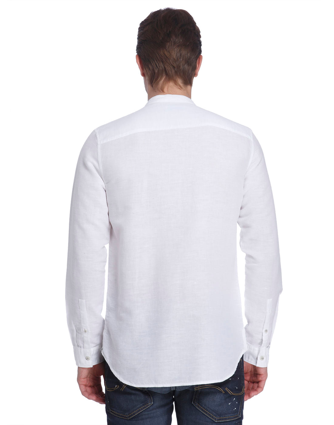 Casual Solid Linen Shirt