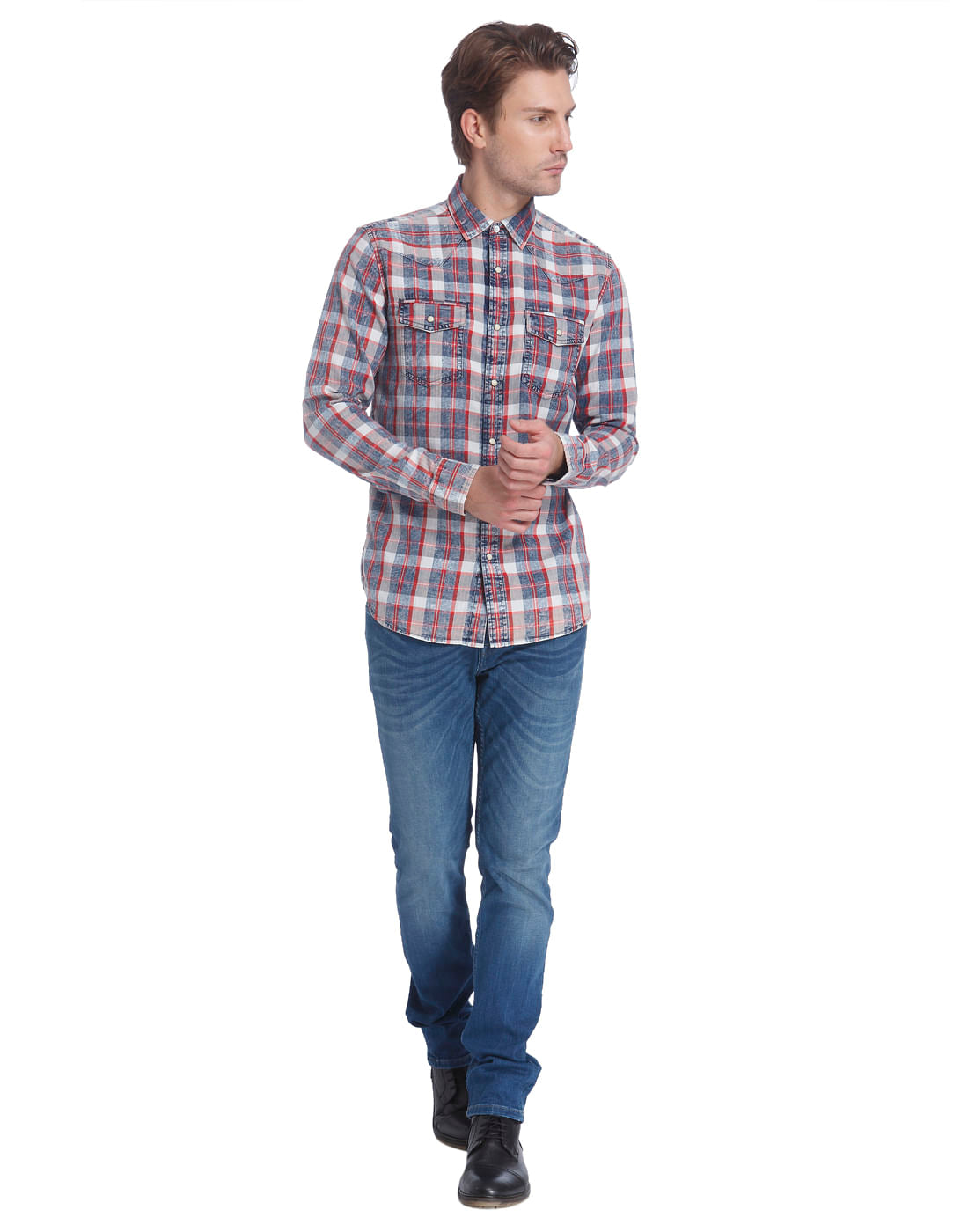 Blue Check Shirt