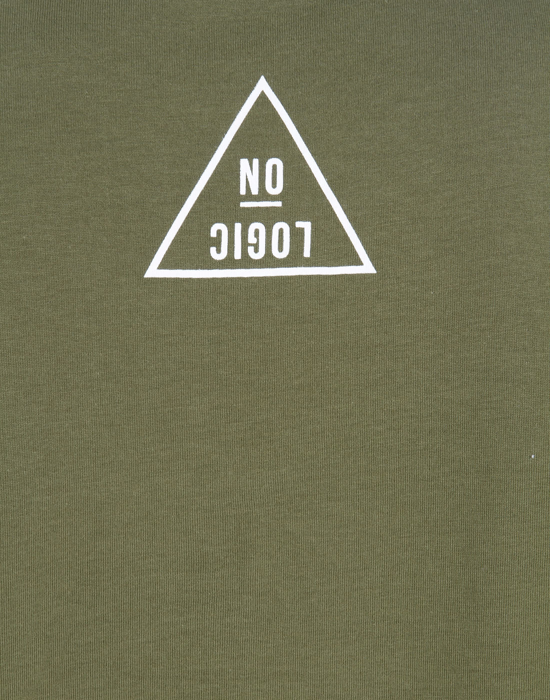Green Graphic Print Crew Neck T-Shirt