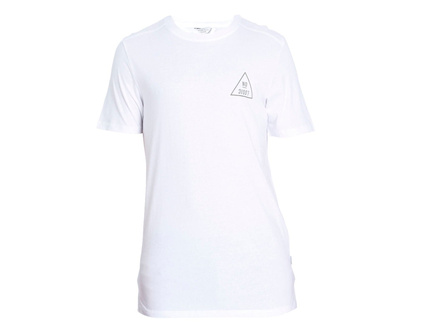 White Graphic Print Crew Neck T-Shirt