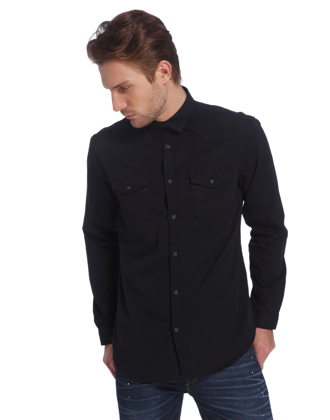 Casual Washed Shirt