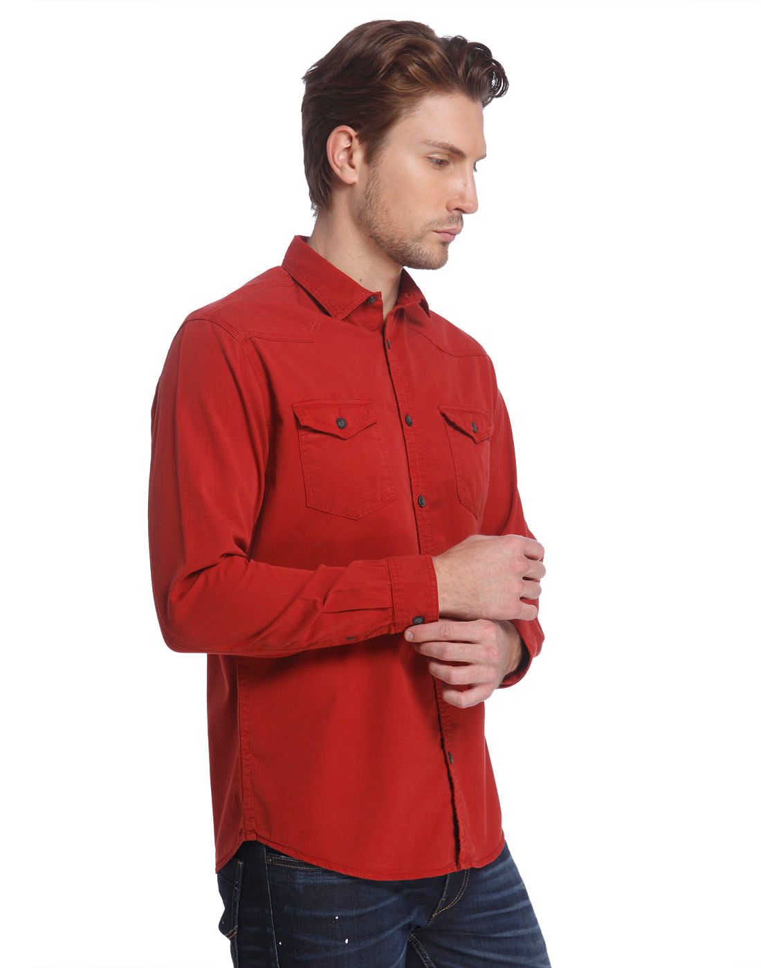 Casual Washed Shirt