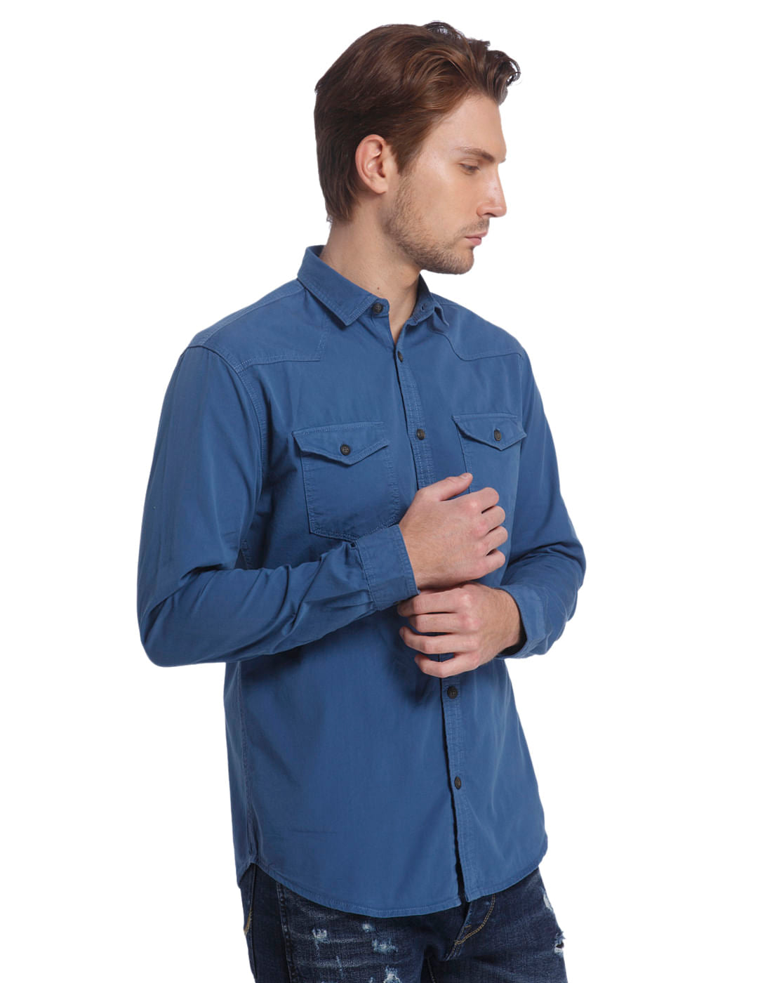 Casual Washed Shirt
