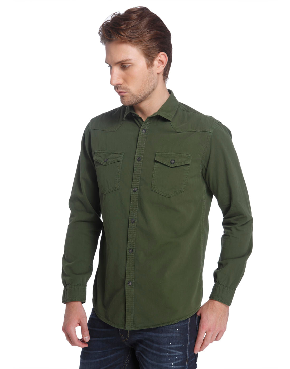 Casual Washed Shirt
