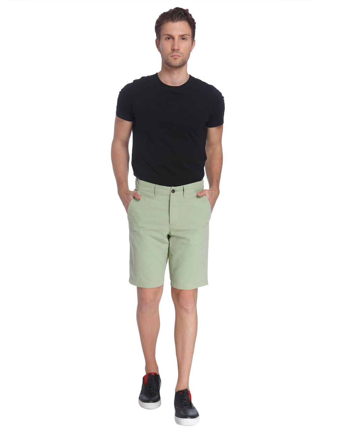 Casual Solid Shorts