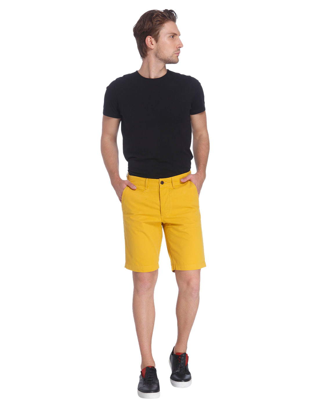 Casual Solid Shorts