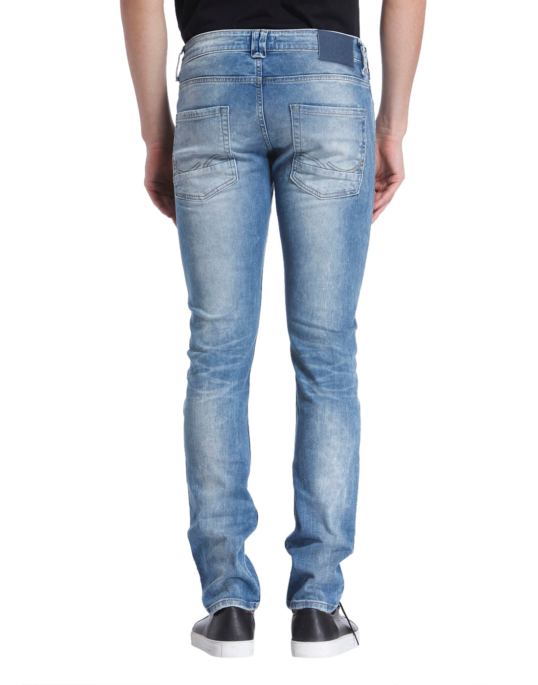 Blue Mild Distressed Jeans