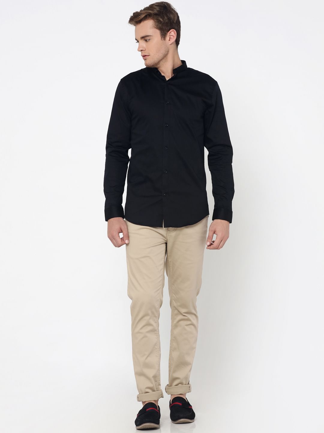 Black Slim Fit Shirt