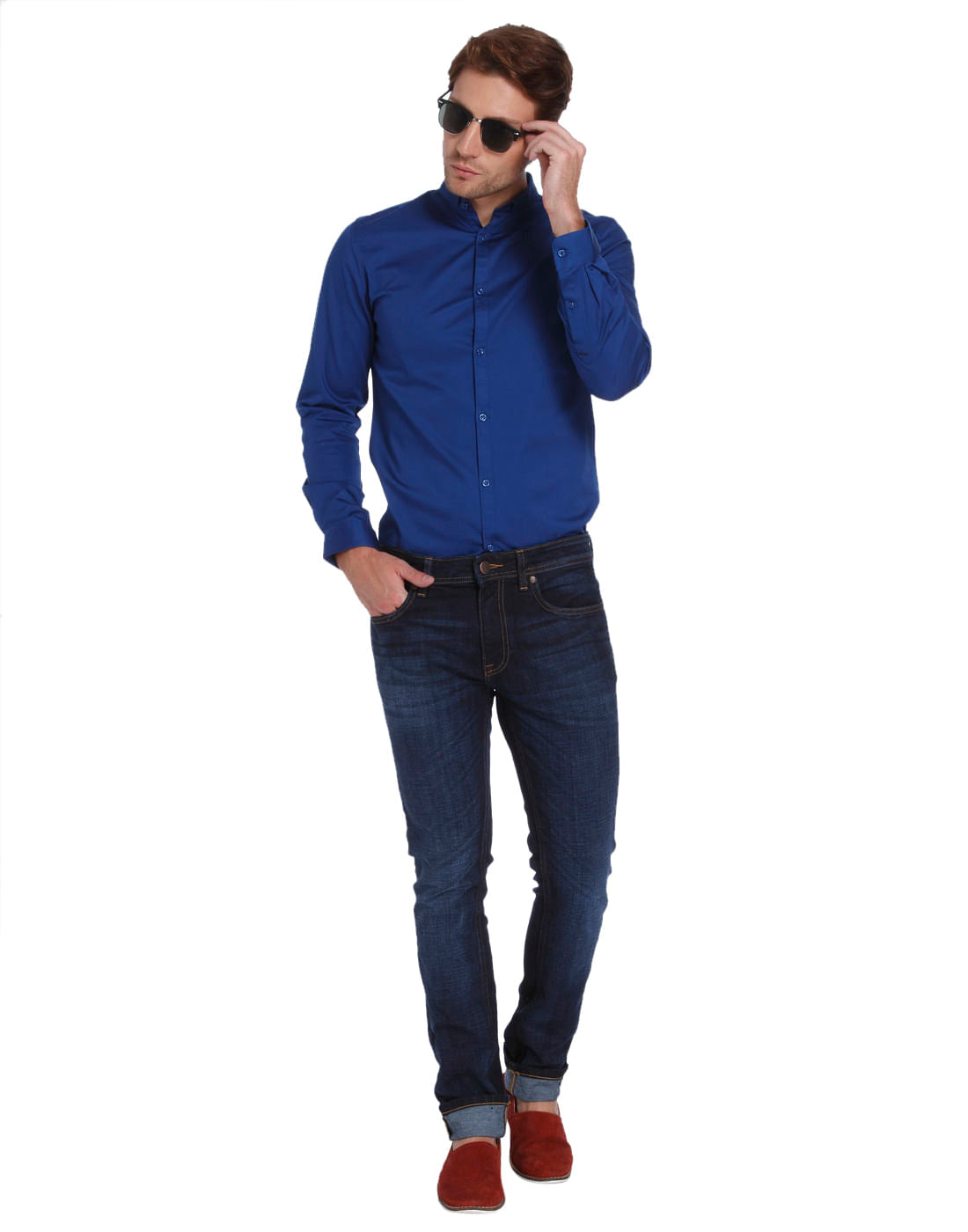Powder Blue Slim Fit Shirt