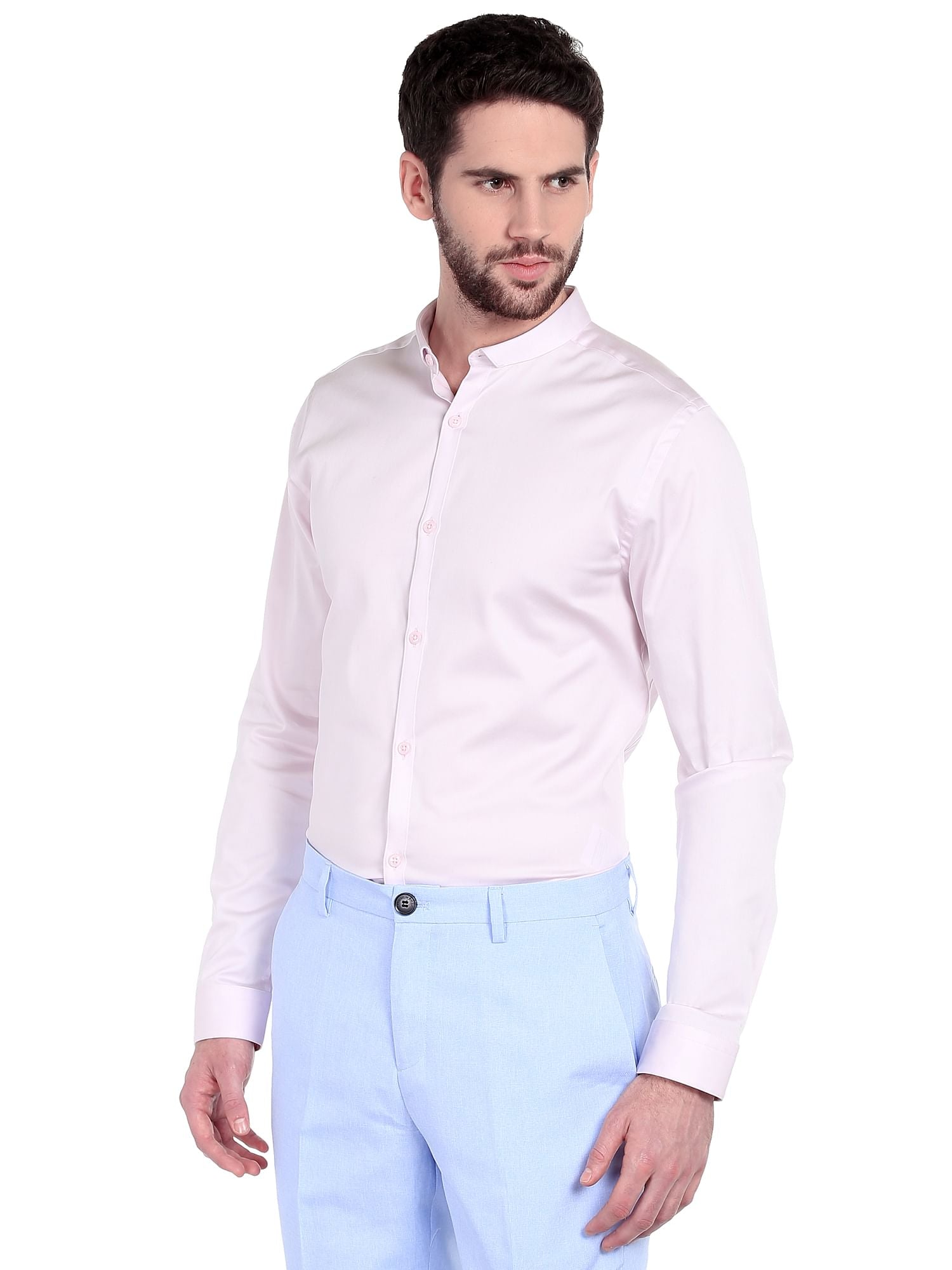 Light Purple Slim Fit Shirt