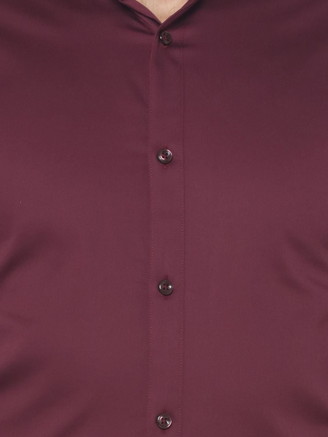 Burgundy Slim Fit Shirt